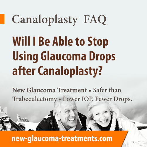 Will I Be Able To Stop Using Glaucoma Drops After Canaloplasty?