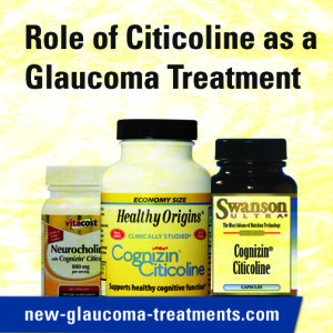 Role of Citicoline as a glaucoma treatment