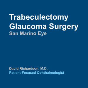 Trabeculectomy